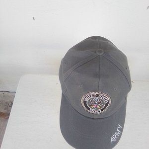 GRAY ARMY BASEBALL SNAPBACK